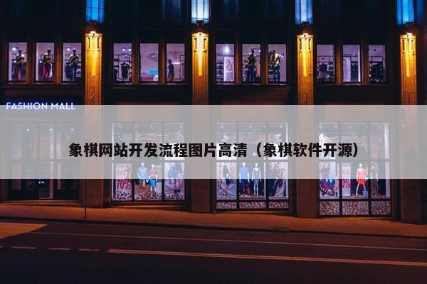 象棋网站开发流程图片高清（象棋软件开源）