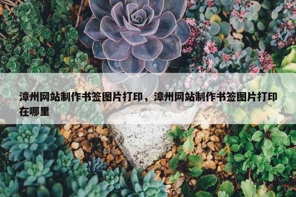 漳州网站制作书签图片打印，漳州网站制作书签图片打印在哪里