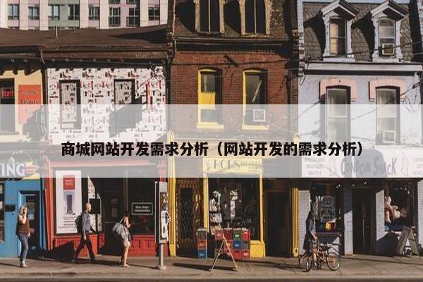 商城网站开发需求分析（网站开发的需求分析）