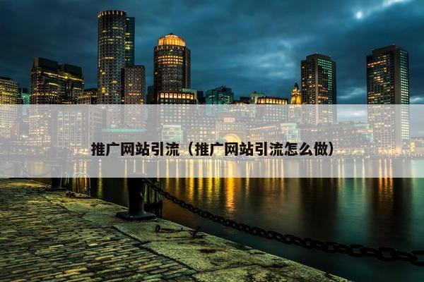 推广网站引流（推广网站引流怎么做）