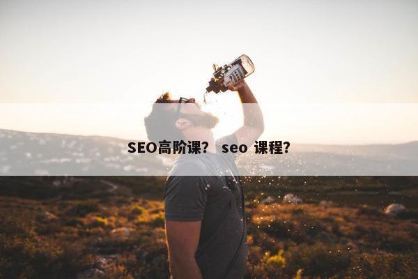 SEO高阶课？ seo 课程？