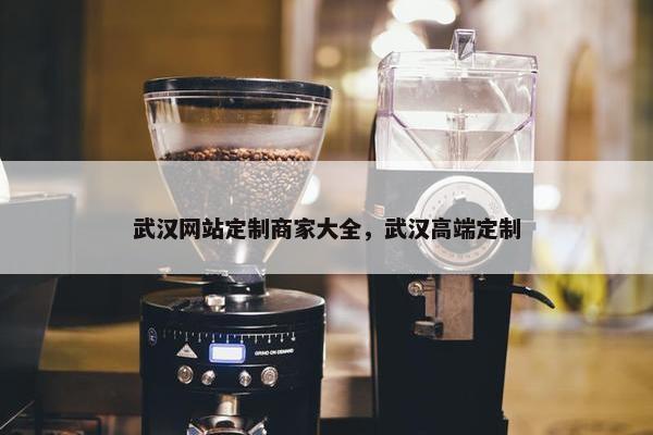 武汉网站定制商家大全，武汉高端定制