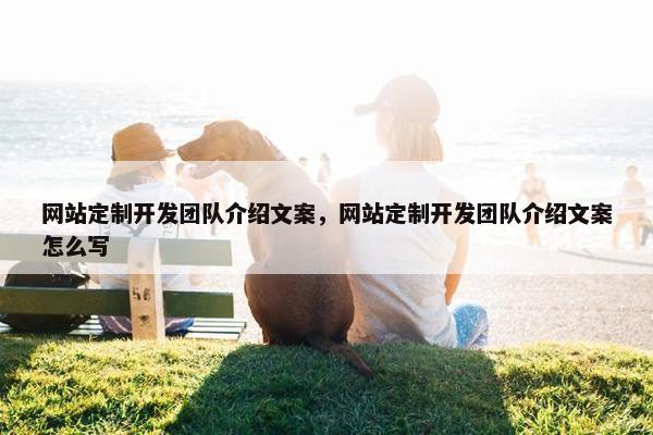 网站定制开发团队介绍文案，网站定制开发团队介绍文案怎么写