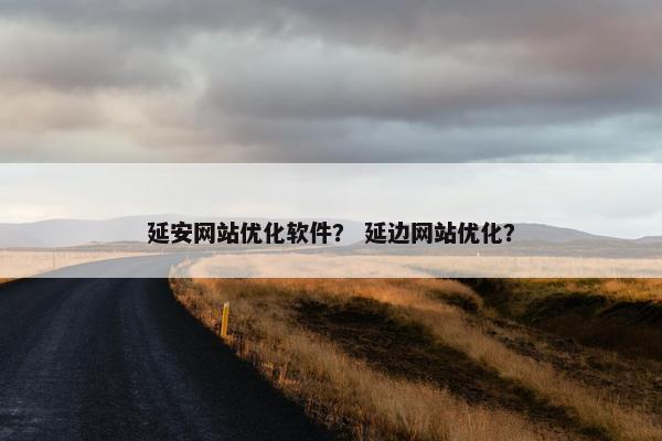 延安网站优化软件？ 延边网站优化？