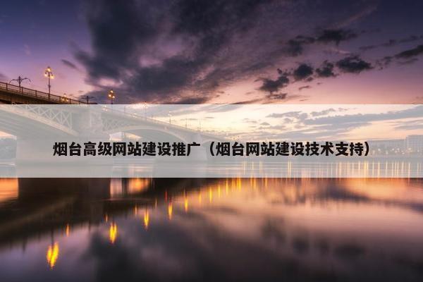 烟台高级网站建设推广（烟台网站建设技术支持）