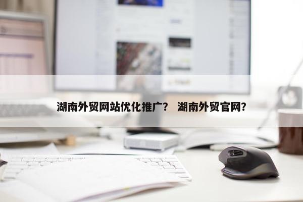 湖南外贸网站优化推广？ 湖南外贸官网？