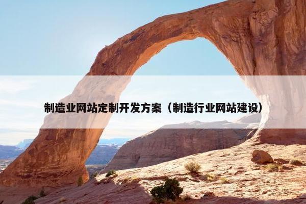 制造业网站定制开发方案（制造行业网站建设）