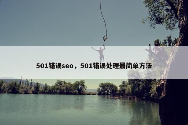 501错误seo，501错误处理最简单方法