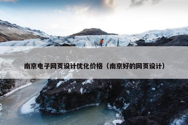 南京电子网页设计优化价格（南京好的网页设计）