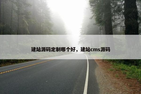 建站源码定制哪个好，建站cms源码