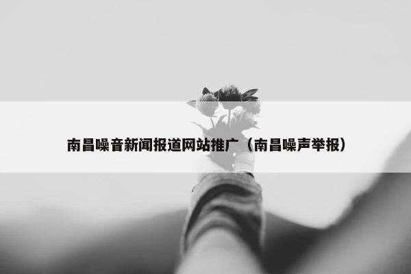 南昌噪音新闻报道网站推广（南昌噪声举报）