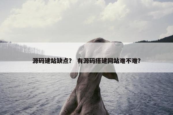 源码建站缺点？ 有源码搭建网站难不难？