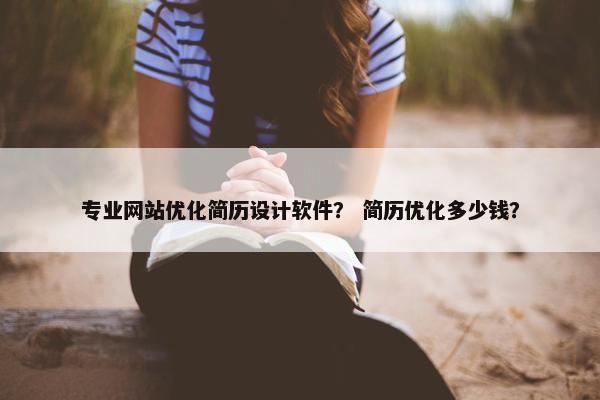 专业网站优化简历设计软件？ 简历优化多少钱？