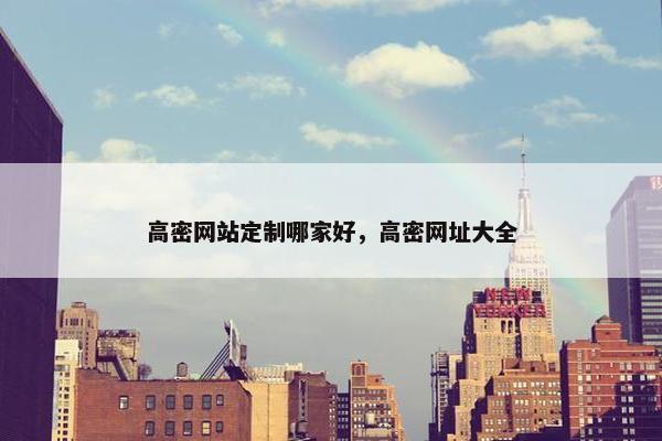 高密网站定制哪家好，高密网址大全