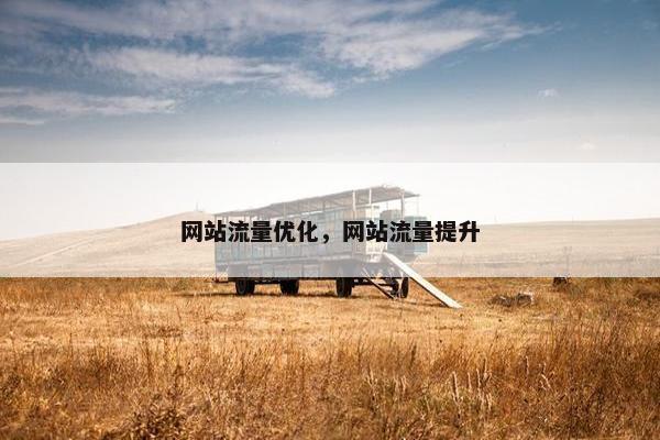 网站流量优化，网站流量提升