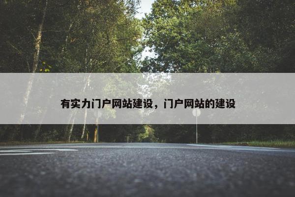 有实力门户网站建设，门户网站的建设