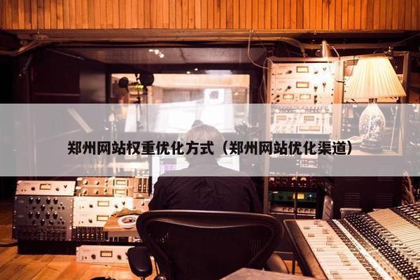 郑州网站权重优化方式（郑州网站优化渠道）