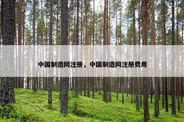 中国制造网注册，中国制造网注册费用