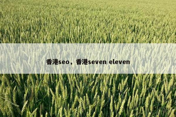 香港seo，香港seven eleven