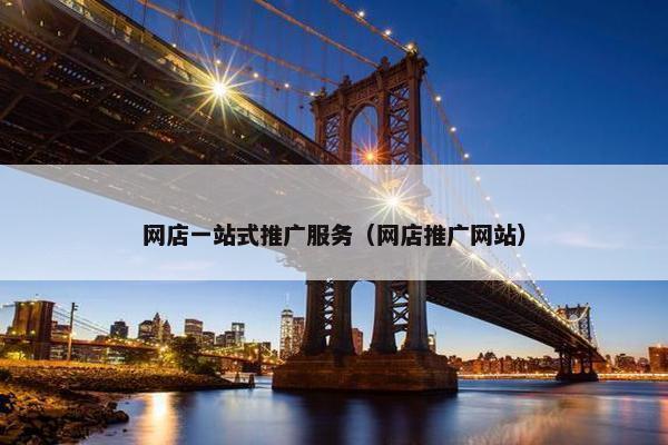 网店一站式推广服务（网店推广网站）