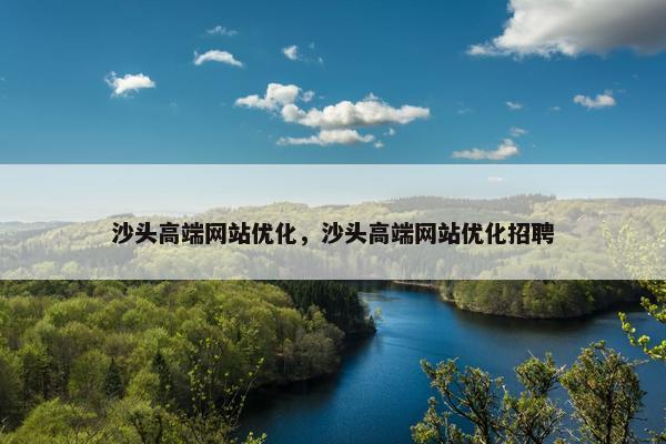 沙头高端网站优化，沙头高端网站优化招聘