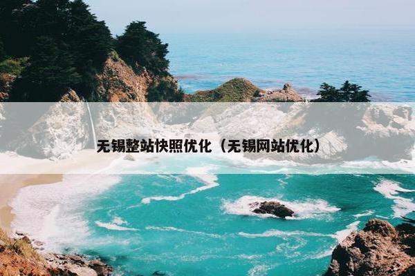 无锡整站快照优化（无锡网站优化）