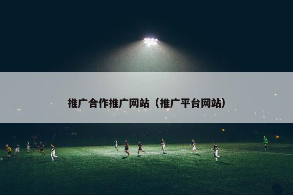 推广合作推广网站（推广平台网站）
