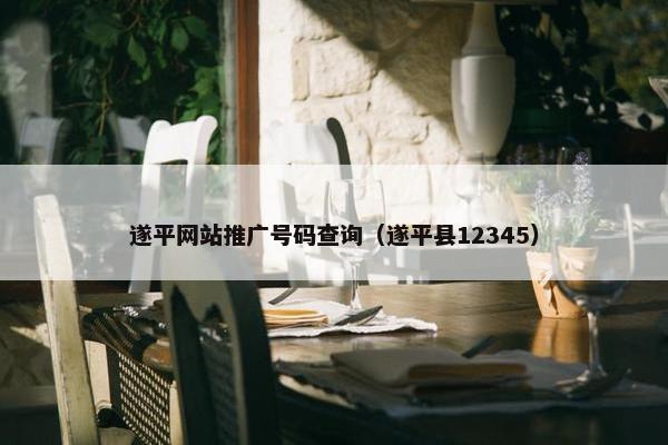 遂平网站推广号码查询（遂平县12345）