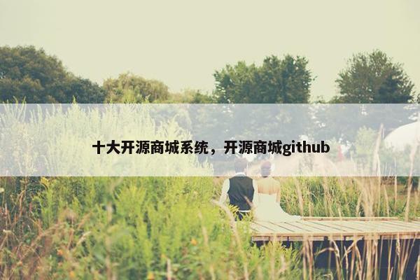 十大开源商城系统，开源商城github